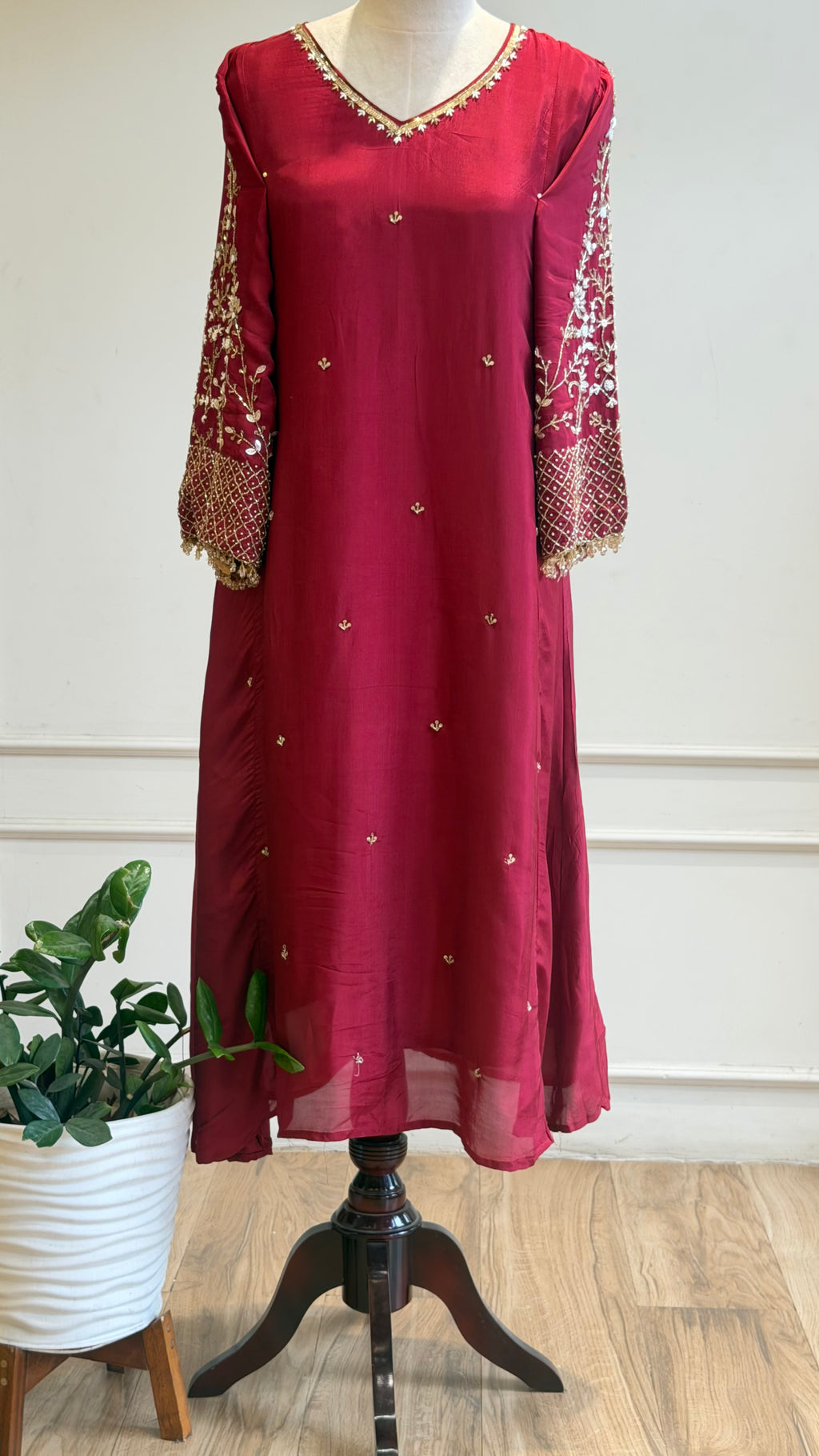 Beautiful Handworked Anarkali Suit-17040