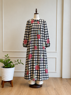 Checked Halter Neck Co-ord Set-17243