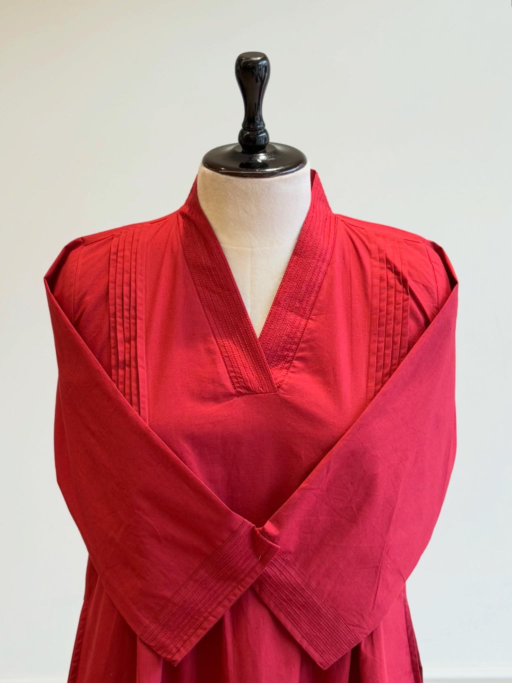 Cotton Solid Co-ord set - 16686