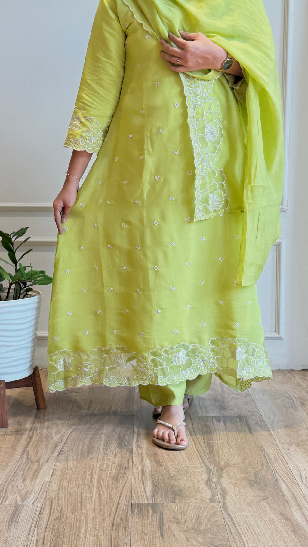 Fully Thread Embroidered Anarkali Suit-17010