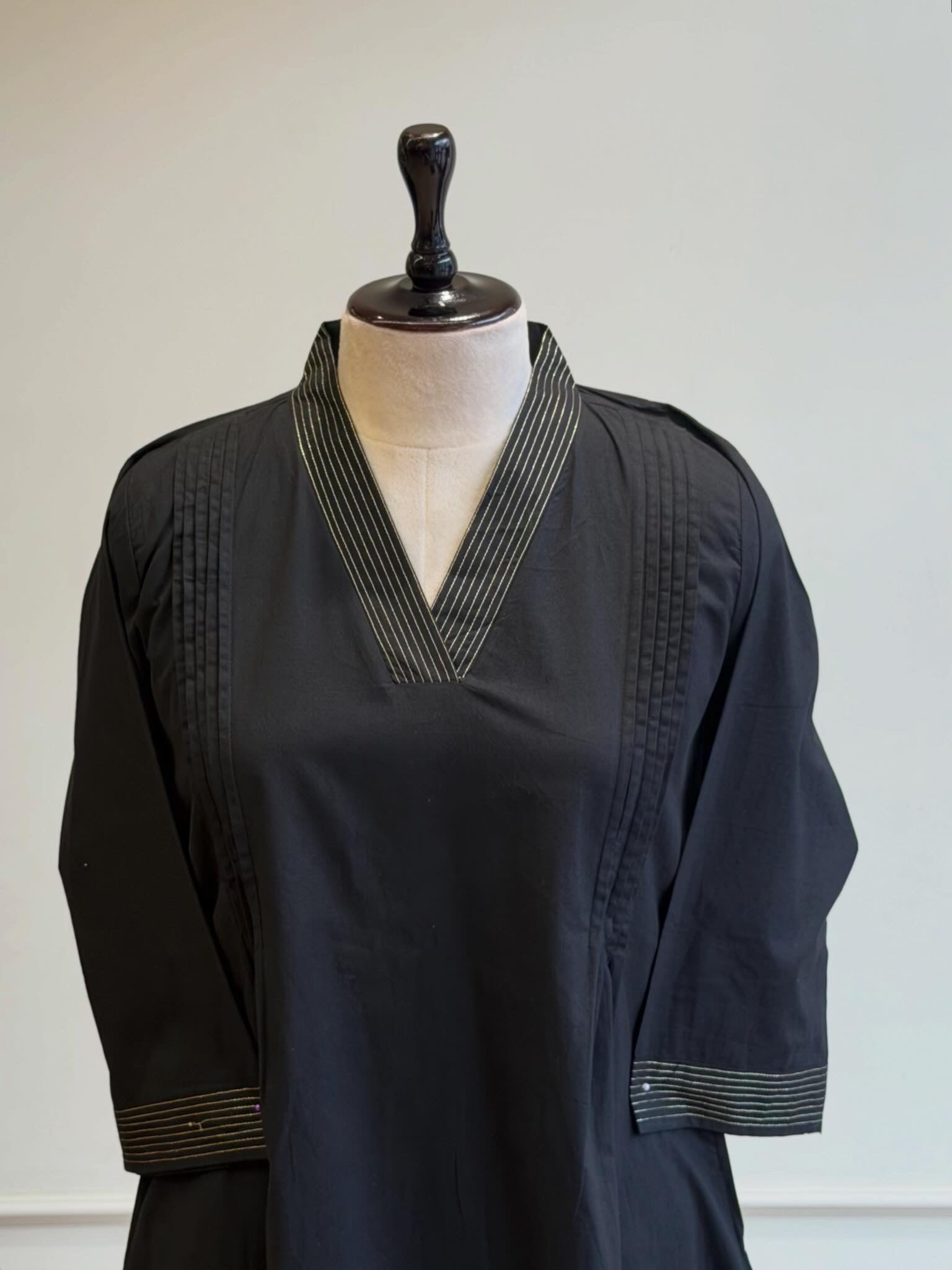 Cotton Solid Co-ord set - 16686