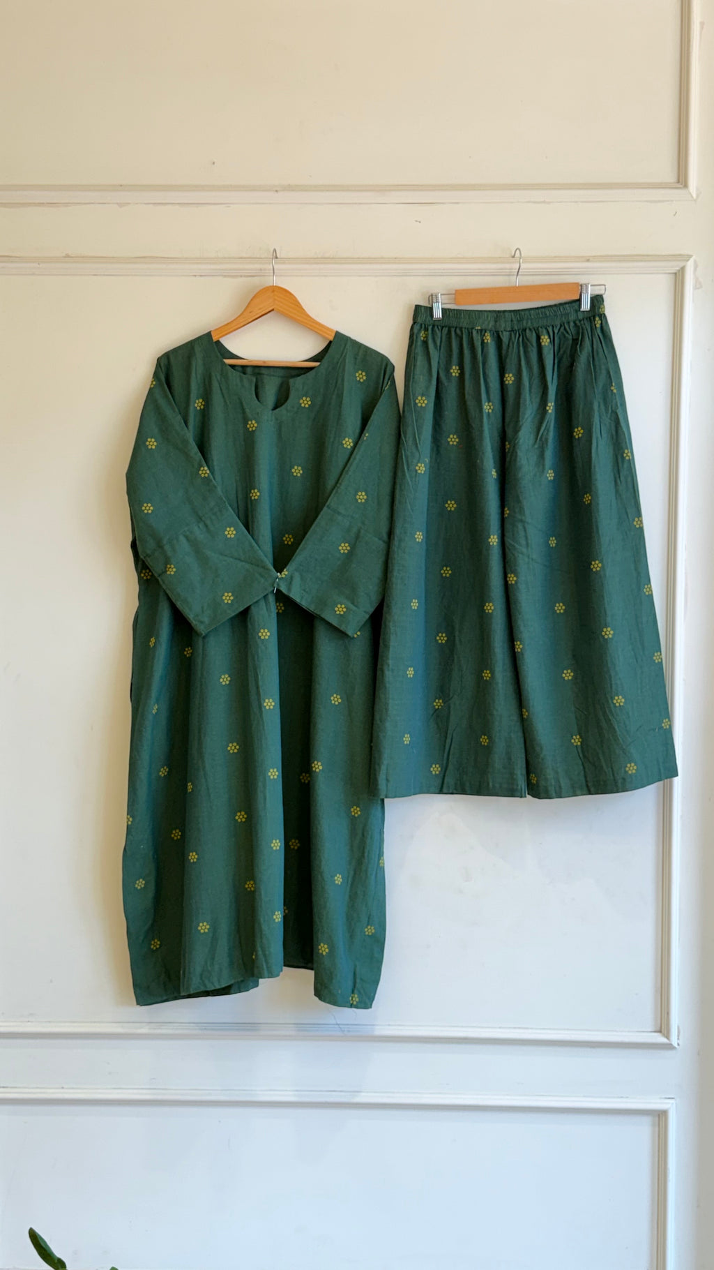Jamdani Kaftan Style Co-ord set-17599