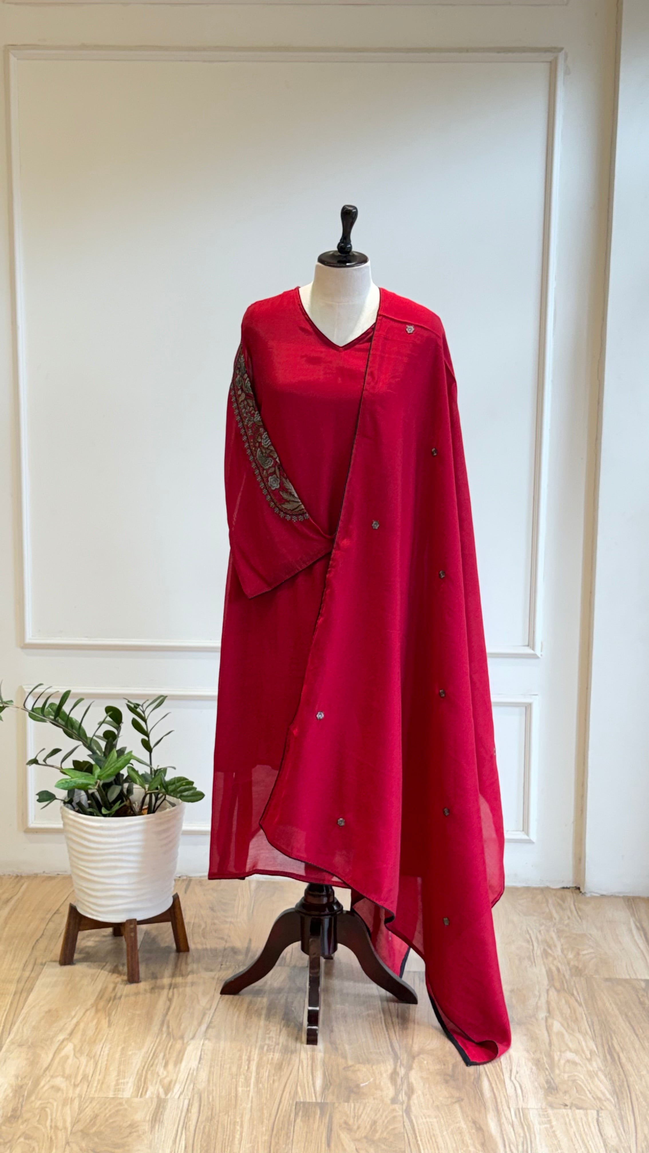Fully Embroidered Salwar Suit-17029