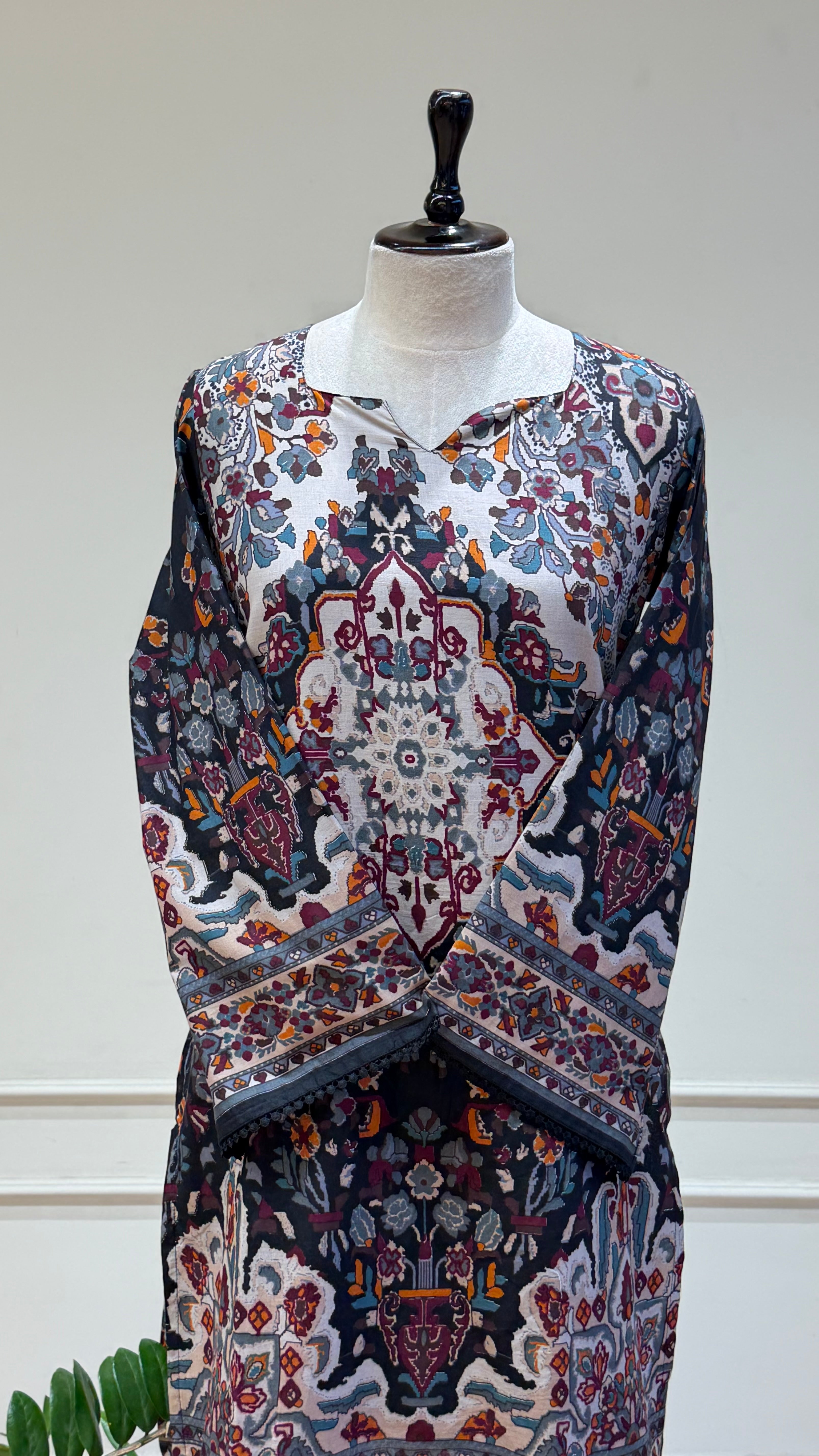 Cotton Pakistani Style Suit-17017