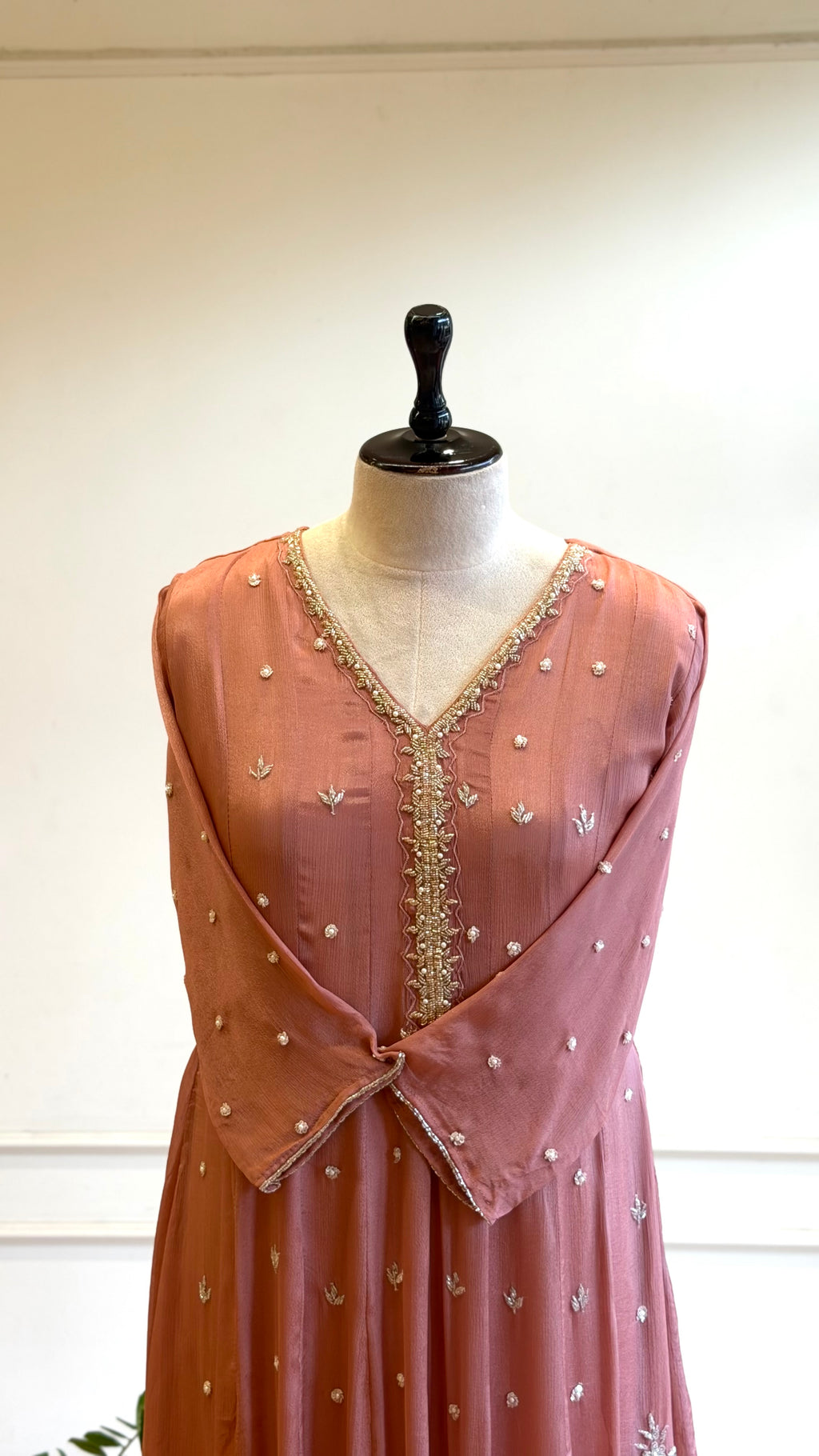 Pure Chinnon Premium Handworked Salwar Suit-17053