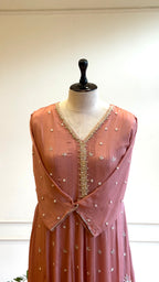 Pure Chinnon Premium Handworked Salwar Suit-17053