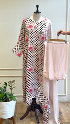 Polka Kaftan style Salwar Suit-17032