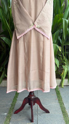 Beautiful Thread Embroidered A-line Suit-16720