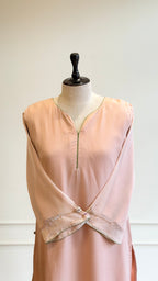 Pale Pink Handworked Suit-16642