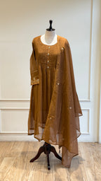 Kota Doria Semi Partywear Suit-16819