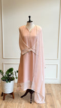 Pale Pink Handworked Suit-16642