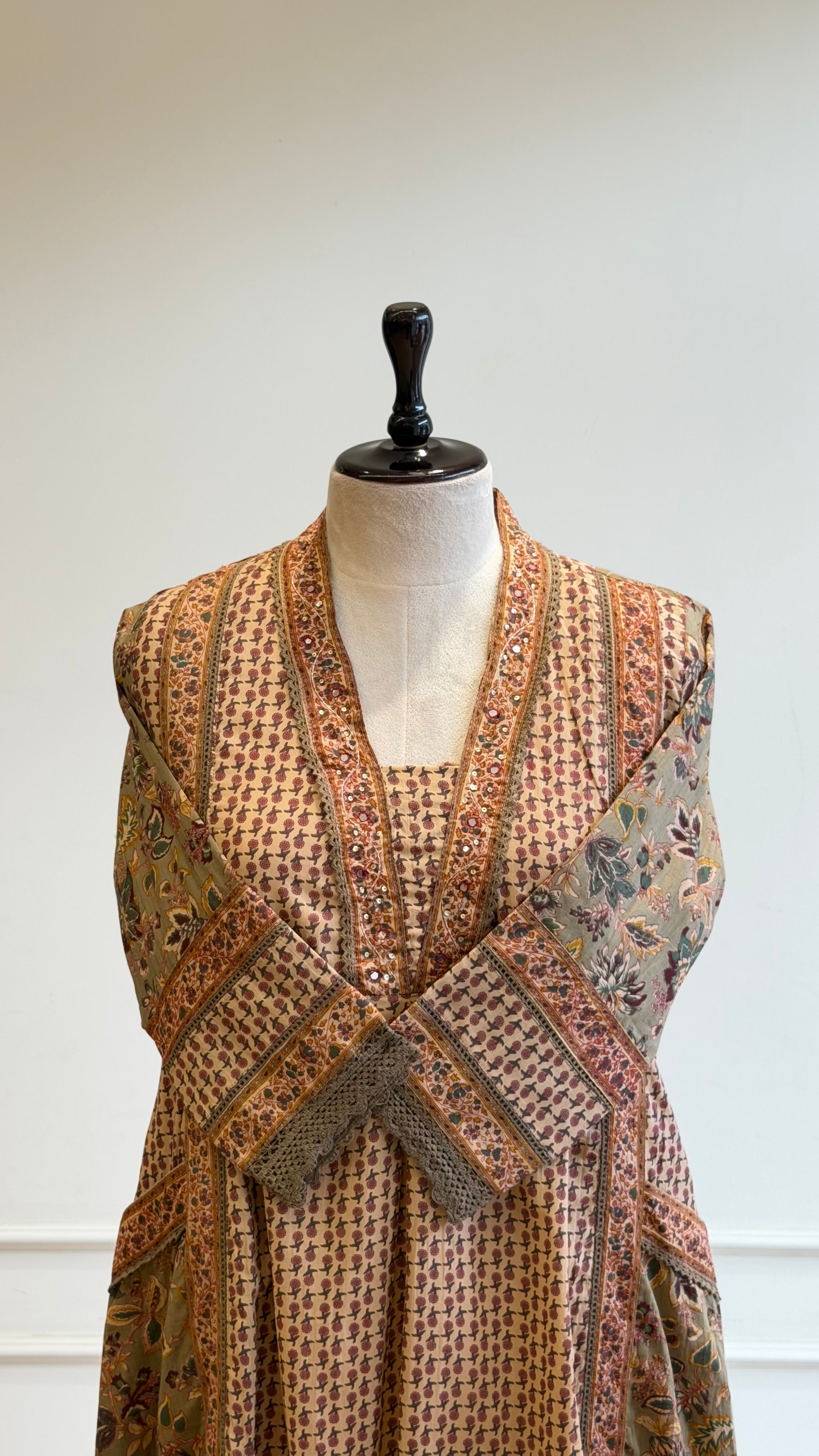 Printed Anarkali Suit - 16641