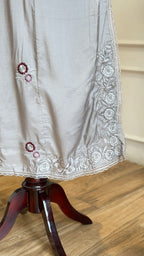 Grey Embroidered Suit -16558