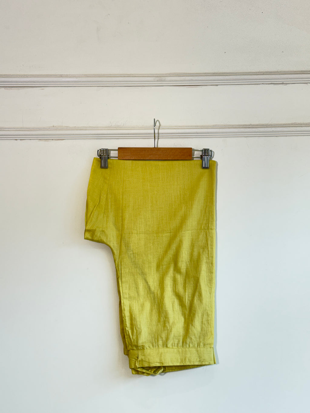 Yellow Cotton Co-ord Set -16570
