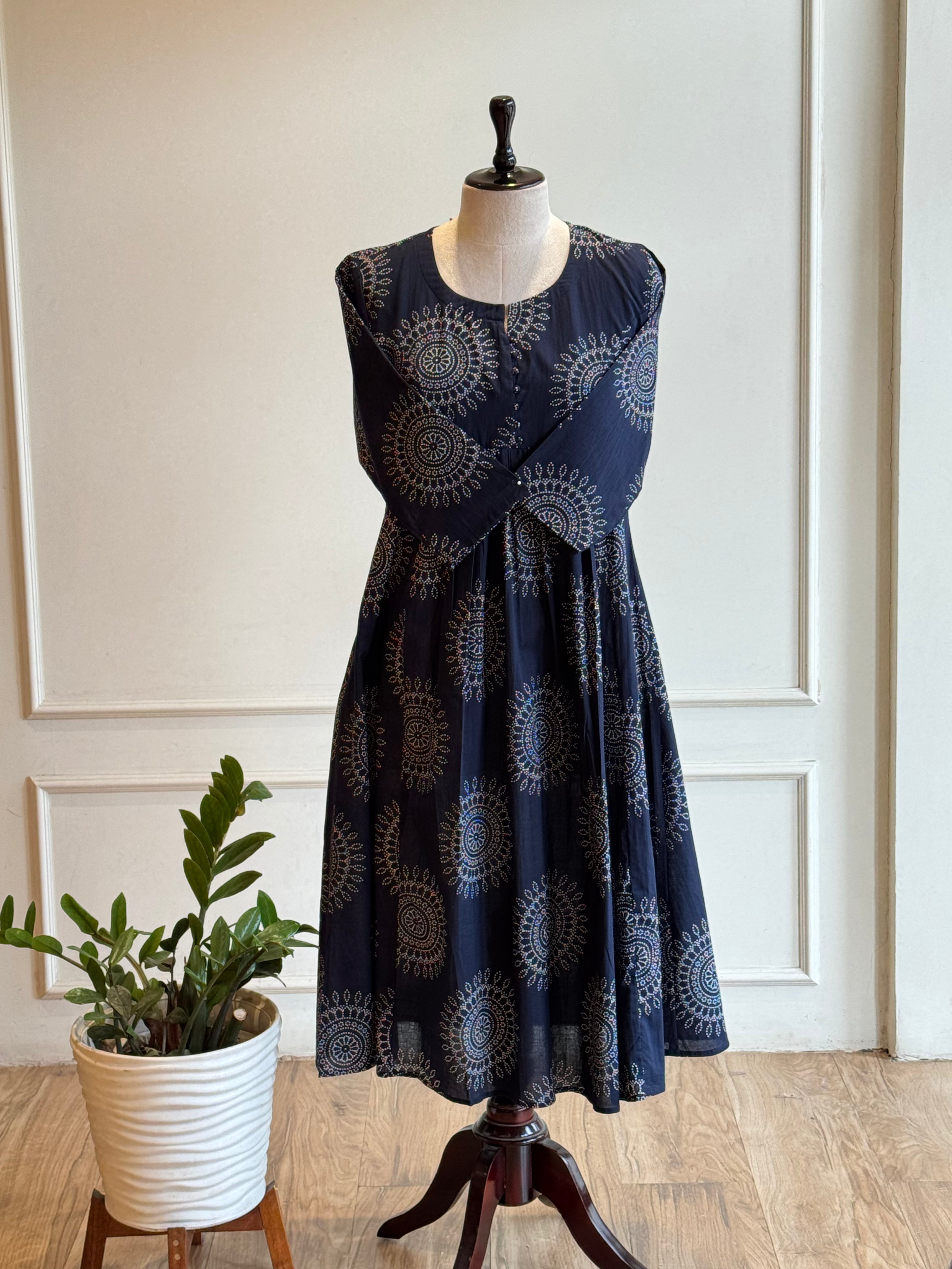 Cotton printed Co-ord set - 16577