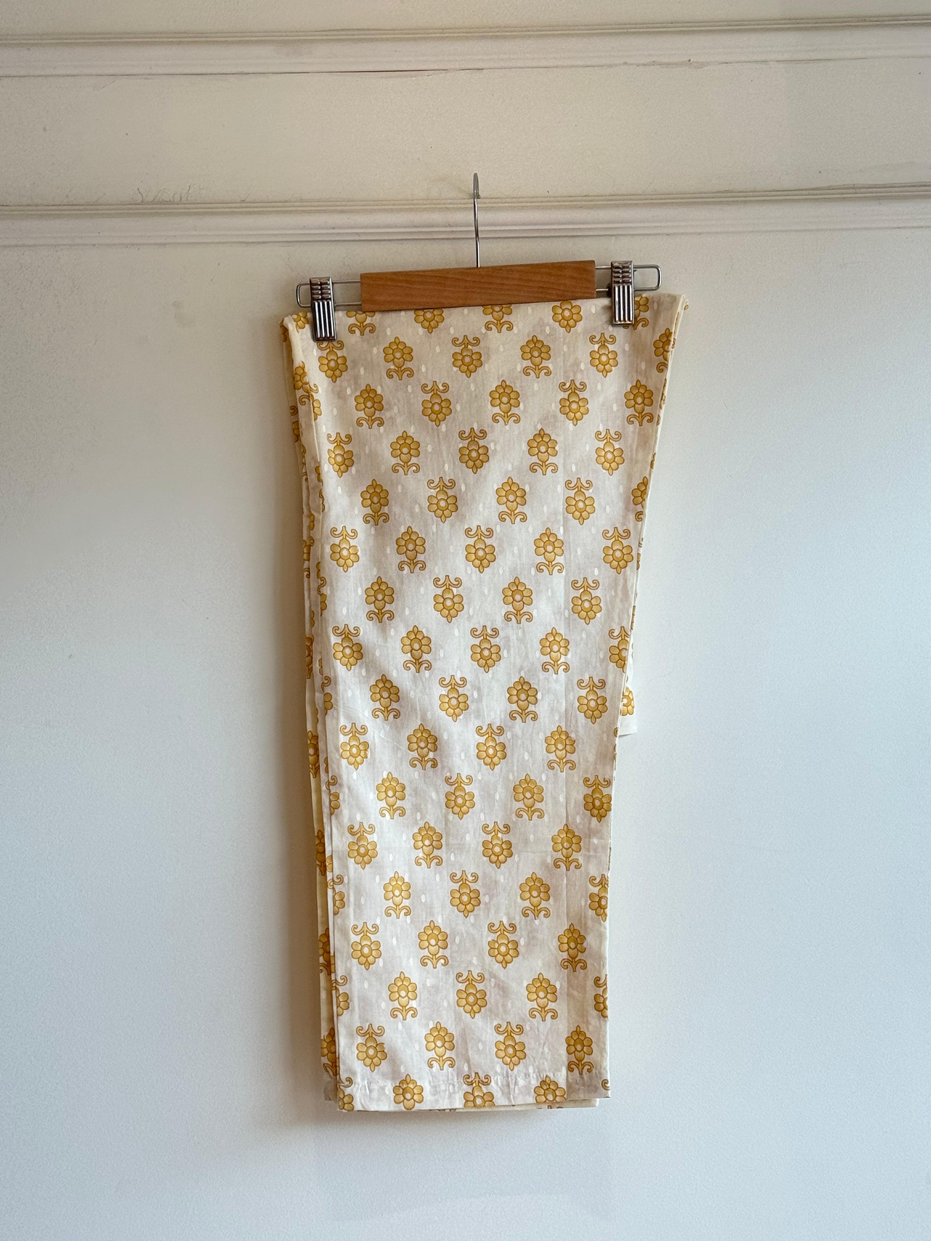 Churi sleeved cotton co-ord set - 16580