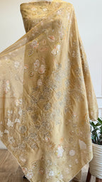 Beatiful  Unstitched Cotton Suit - 16561
