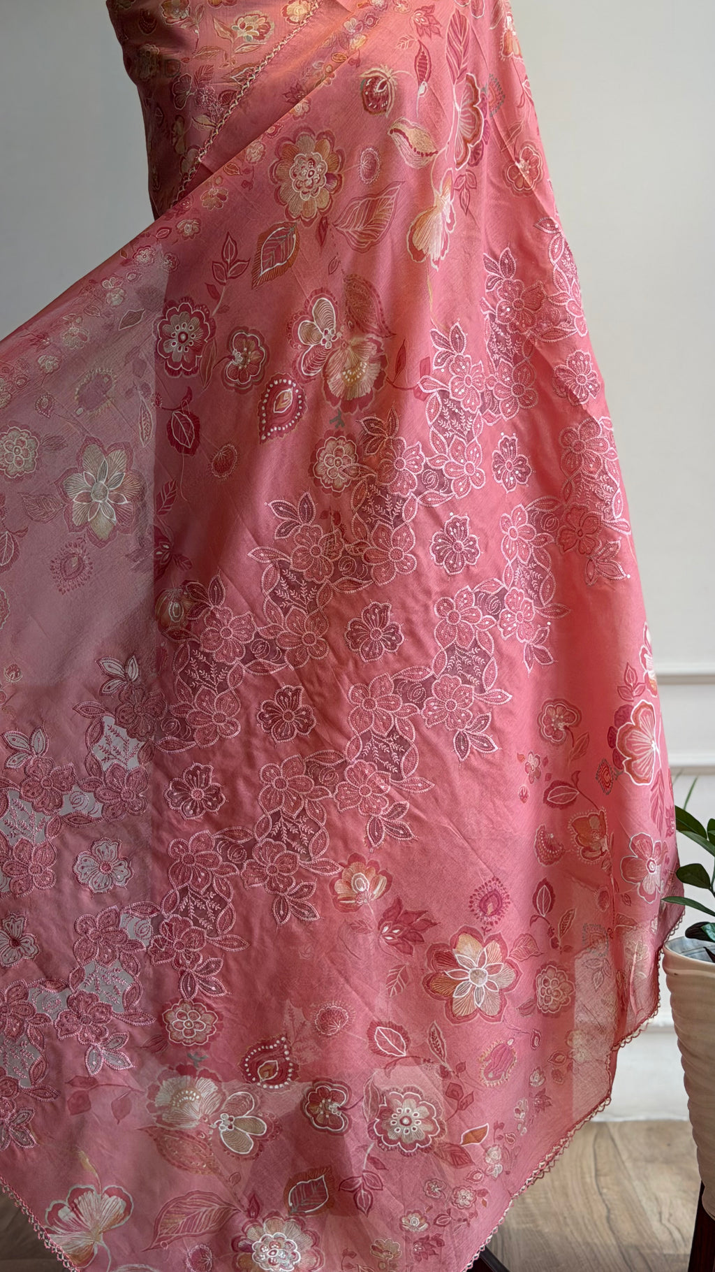 Beatiful  Unstitched Cotton Suit - 16561