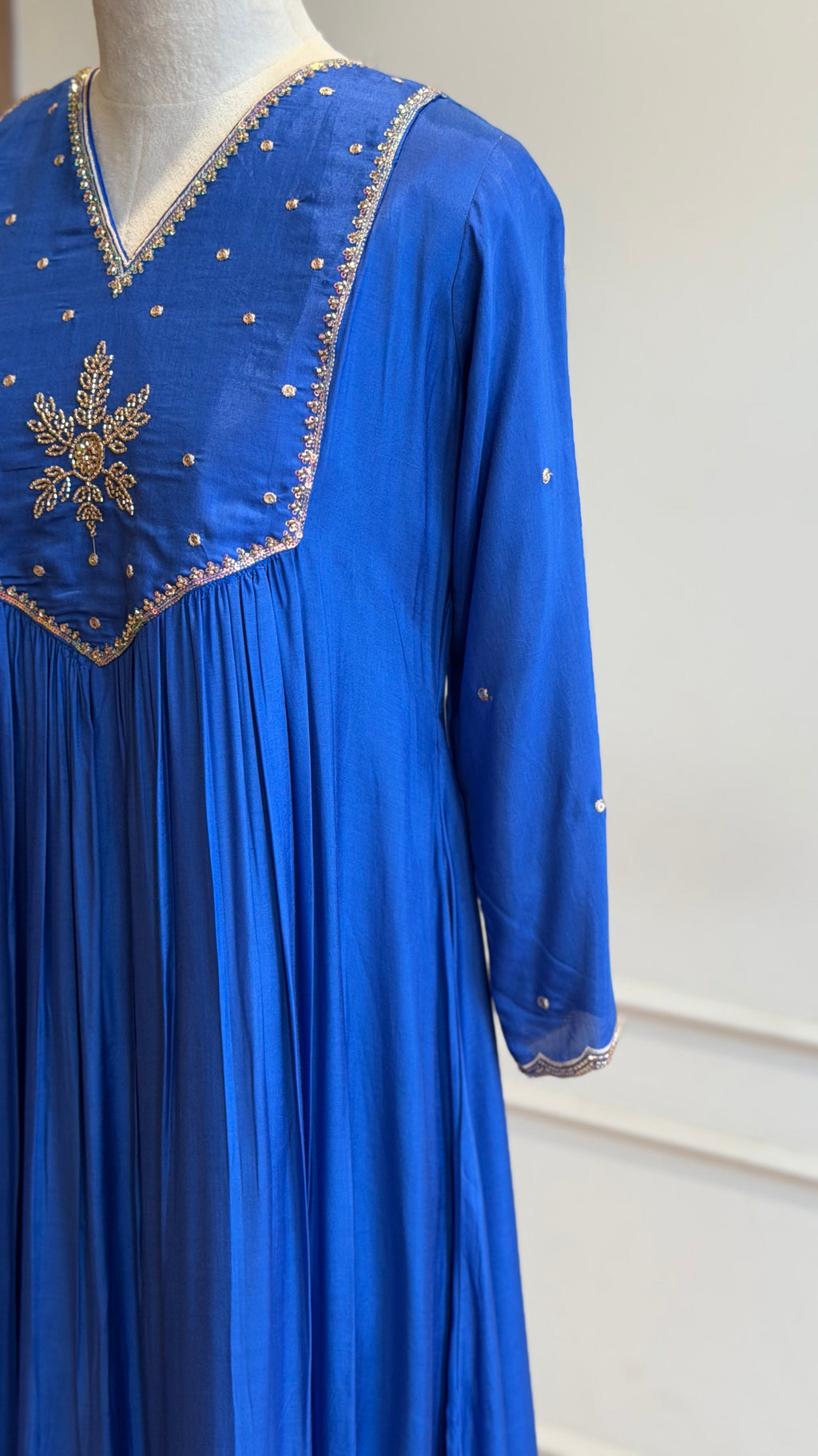 Hand Worked Anarkali Suit - 16565
