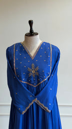 Hand Worked Anarkali Suit - 16565