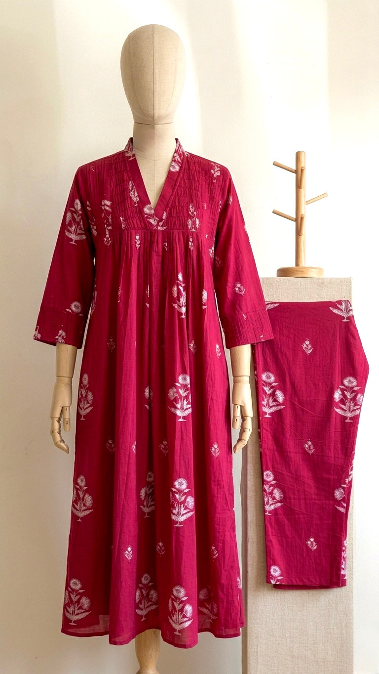 Printed Co-ord Set - 16575
