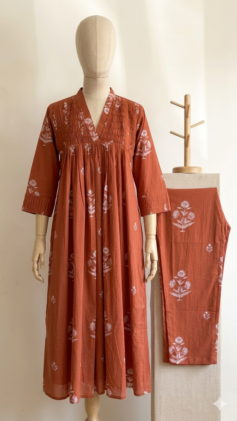 Printed Co-ord Set - 16575