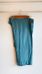 Aqua green Hand Worked suit - 16602