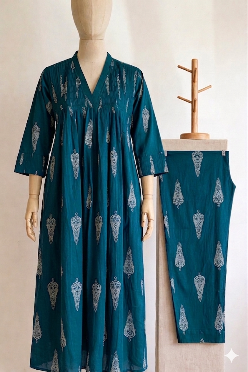 Printed Co-ord Set - 16575