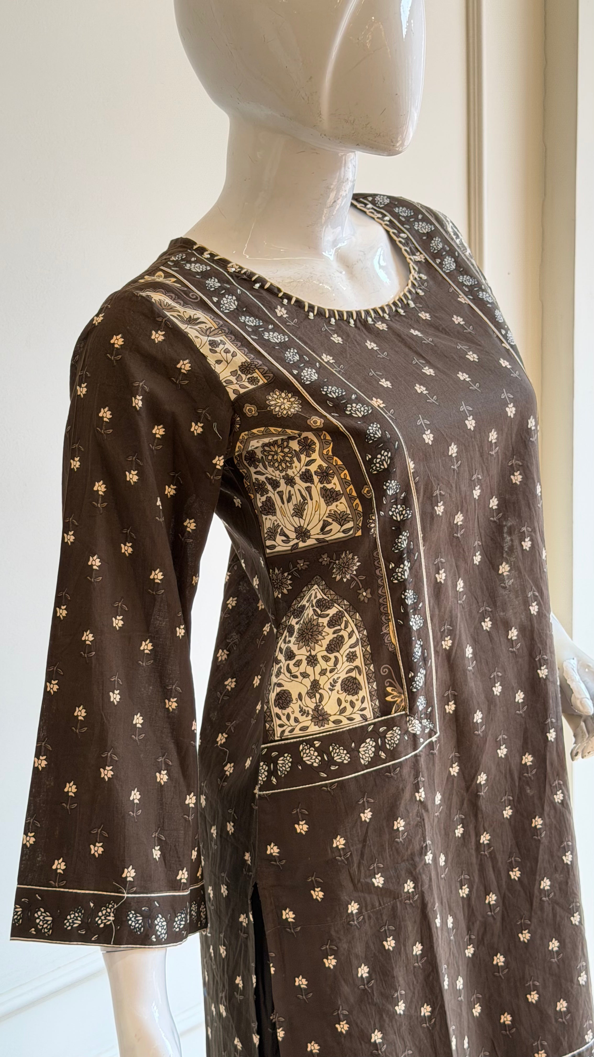Pakistani printed cotton suit