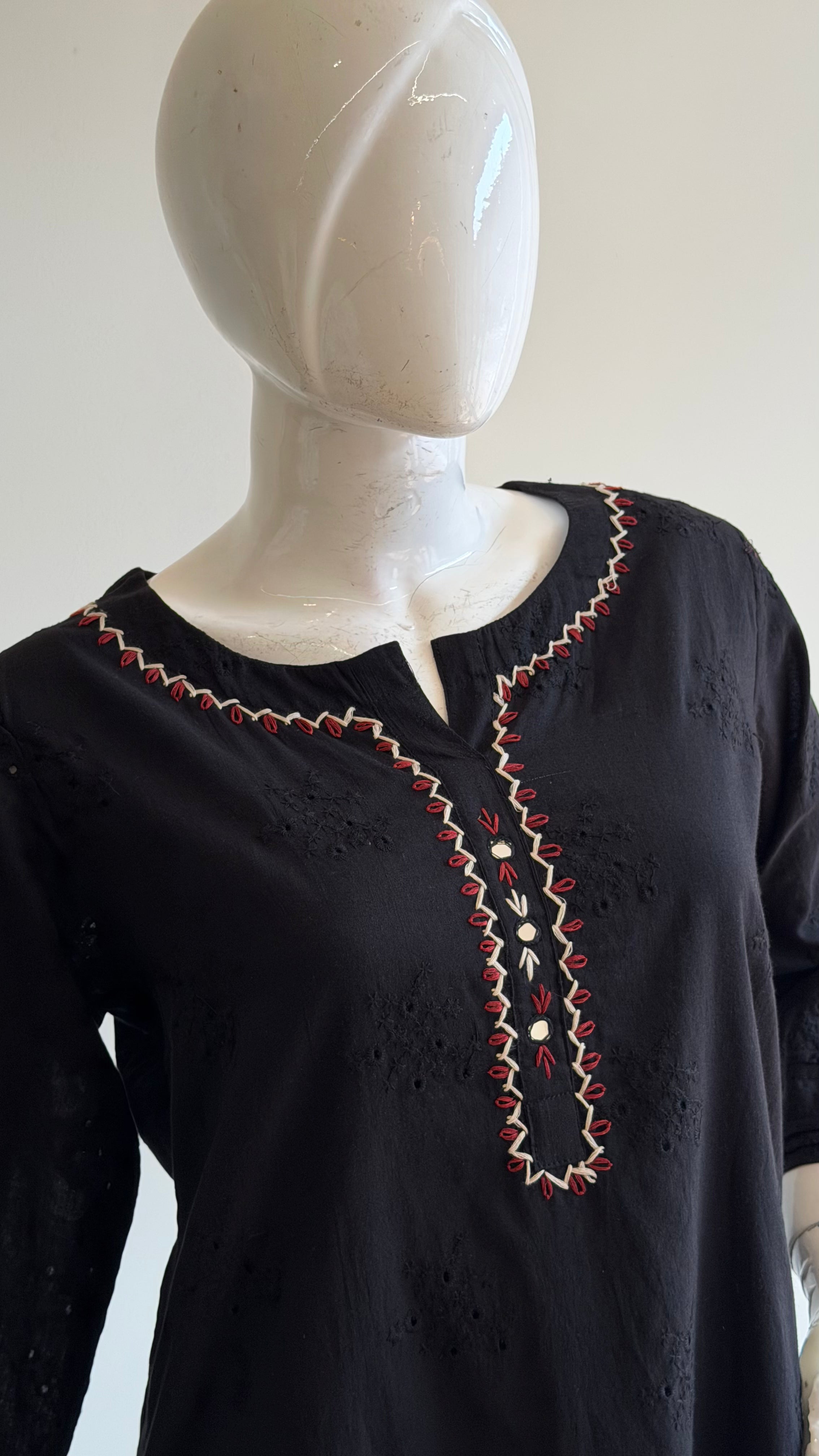 Black hakoba cotton suit