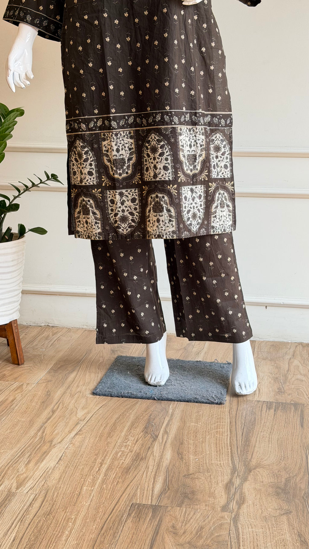 Pakistani printed cotton suit